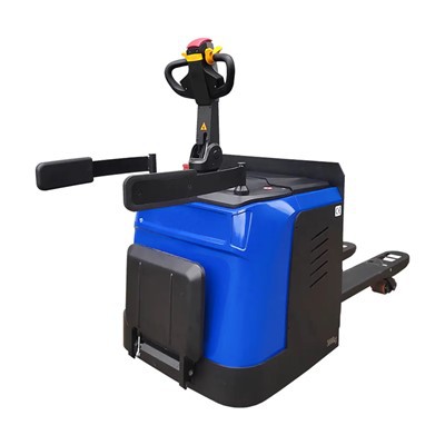 Transpalette entièrement électrique série LM-EPP avec plate-forme de support et bras de protection